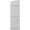 Ekena Millwork Americraft 5-Board (3 Batten) Wood Joined Board-n-Batten Shutters w/Ellipt Top, ARW401BE518X77STH, PR ARW401BE518X77STH - alternate 7